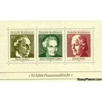 Germany 1969 50 Years of Women's Suffrage-Stamps-Germany-StampPhenom