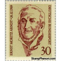 Germany 1969 Birth Bicentenary of Ernst Moritz Arndt ( 1769 – 1860)-Stamps-Germany-StampPhenom