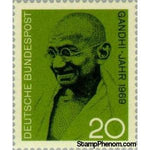 Germany 1969 Birth Centenary Mohandas Karamchand Gandhi-Stamps-Germany-StampPhenom