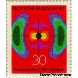 Germany 1969 Electromagnetic field-Stamps-Germany-StampPhenom