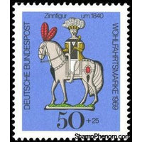 Germany 1969 Knight on Horseback-Stamps-Germany-StampPhenom