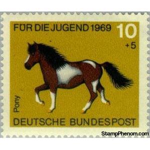 Germany 1969 Pony-Stamps-Germany-StampPhenom