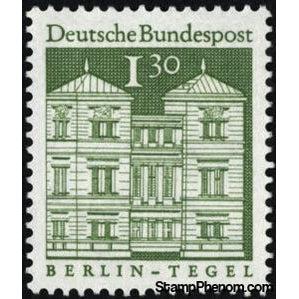 Germany 1969 Tegel castle, Berlin-Stamps-Germany-StampPhenom