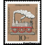 Germany 1969 Toy Locomotive of Tin-Stamps-Germany-StampPhenom