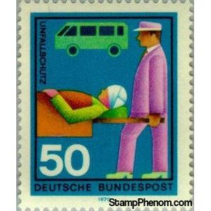 Germany 1970 Ambulance assistant-Stamps-Germany-Mint-StampPhenom