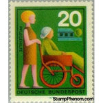 Germany 1970 Care assistance-Stamps-Germany-Mint-StampPhenom