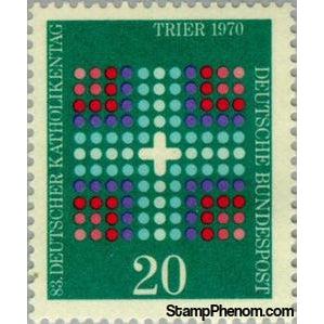 Germany 1970 Catholics' Day-Stamps-Germany-Mint-StampPhenom