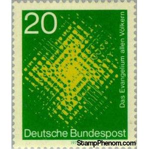 Germany 1970 Cross Seen through Glass-Stamps-Germany-Mint-StampPhenom