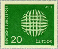 Germany 1970 Europa (C.E.P.T.) 1970 - Flaming Sun-Stamps-Germany-Mint-StampPhenom