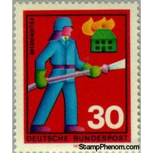 Germany 1970 Fireman-Stamps-Germany-Mint-StampPhenom