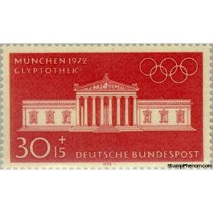 Germany 1970 Glyptothek (built 1816-1830)-Stamps-Germany-Mint-StampPhenom