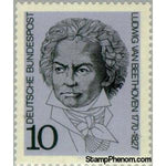 Germany 1970 Ludwig van Beethoven (1770–1827)-Stamps-Germany-Mint-StampPhenom