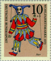 Germany 1970 Marionettes-Stamps-Germany-Mint-StampPhenom