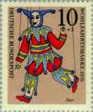 Germany 1970 Marionettes-Stamps-Germany-Mint-StampPhenom