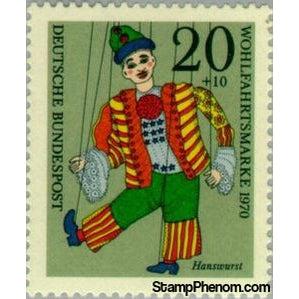 Germany 1970 Marionettes-Stamps-Germany-Mint-StampPhenom