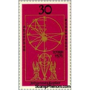 Germany 1971 100th Birth Anniversary of Johannes Kepler (1571-1630)-Stamps-Germany-Mint-StampPhenom