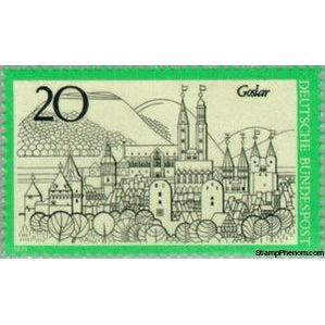 Germany 1971 City of Goslar with Imperial Palace and Harz mountains-Stamps-Germany-Mint-StampPhenom