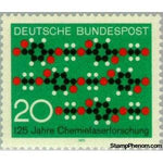 Germany 1971 Cloth pattern formed of chain molecules-Stamps-Germany-Mint-StampPhenom