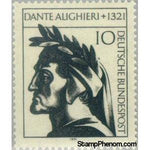 Germany 1971 Dante Alighieri (1265-1321), italian poet, scholar and polit-Stamps-Germany-Mint-StampPhenom