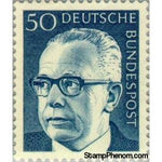 Germany 1971 Dr. H.C. Gustav Heinemann (1899-1976), 3rd Federal President-Stamps-Germany-Mint-StampPhenom