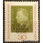 Germany 1971 Friedrich Ebert (1871-1925), 1st Empire president-Stamps-Germany-Mint-StampPhenom