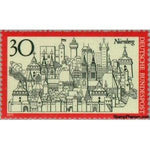 Germany 1971 Historical city center of Nuremberg-Stamps-Germany-Mint-StampPhenom