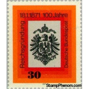 Germany 1971 Imperial Eagle with large breast shield and Crown-Stamps-Germany-Mint-StampPhenom