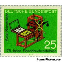 Germany 1972 175 Years of Offset Lithography Printing-Stamps-Germany-Mint-StampPhenom