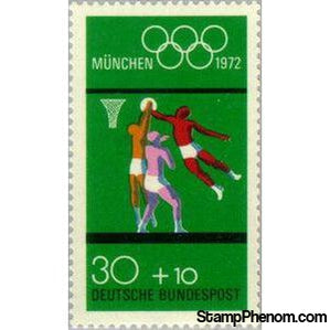 Germany 1972 Basketball-Stamps-Germany-Mint-StampPhenom