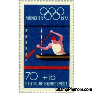 Germany 1972 Canoeing-Stamps-Germany-Mint-StampPhenom