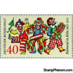 Germany 1972 Carnival dancers-Stamps-Germany-Mint-StampPhenom