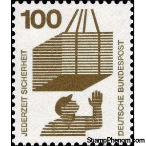 Germany 1972 Crate on Hoist-Stamps-Germany-Mint-StampPhenom