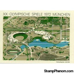 Germany 1972 General view of the Olympic Park, Munich-Stamps-Germany-Mint-StampPhenom