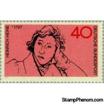 Germany 1972 Heinrich Heine (1797-1856), poet and satirist-Stamps-Germany-Mint-StampPhenom