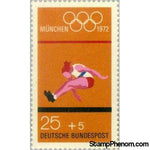 Germany 1972 Long Jump-Stamps-Germany-Mint-StampPhenom