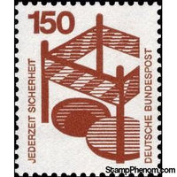 Germany 1972 Open Manhole-Stamps-Germany-Mint-StampPhenom