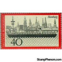 Germany 1973 Hamburg-Stamps-Germany-Mint-StampPhenom