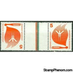 Germany 1973 Man Within Flame, and Spent Match (Fire Prevention)-Stamps-Germany-Mint-StampPhenom