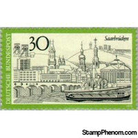 Germany 1973 Saarbrücken-Stamps-Germany-Mint-StampPhenom