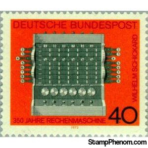 Germany 1973 Schickard's Calculating Machine-Stamps-Germany-Mint-StampPhenom