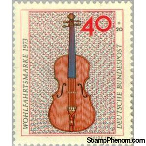 Germany 1973 Violin-Stamps-Germany-Mint-StampPhenom