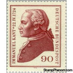 Germany 1974 250th Birth Anniversary of Immanuel Kant-Stamps-Germany-Mint-StampPhenom