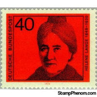 Germany 1974 Helene Lange 1848-1930-Stamps-Germany-Mint-StampPhenom