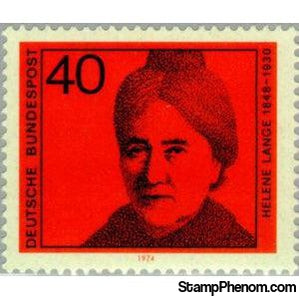 Germany 1974 Helene Lange 1848-1930-Stamps-Germany-Mint-StampPhenom