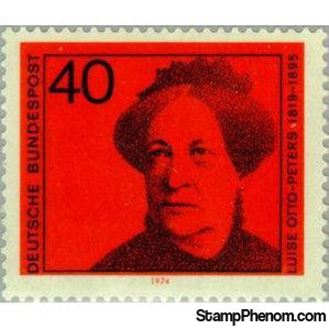 Germany 1974 Luise Otto-Peters 1819-1895-Stamps-Germany-Mint-StampPhenom