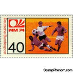 Germany 1974 Mid-field Mêlée-Stamps-Germany-Mint-StampPhenom