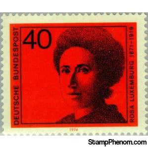 Germany 1974 Rosa Luxemburg 1871-1919-Stamps-Germany-Mint-StampPhenom