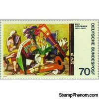 Germany 1974 "Still Life With Telescope", Max Beckmann 1884-1950-Stamps-Germany-Mint-StampPhenom