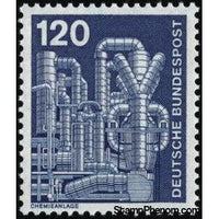 Germany 1975 Chemical Plant for the Production of Styrene-Stamps-Germany-Mint-StampPhenom