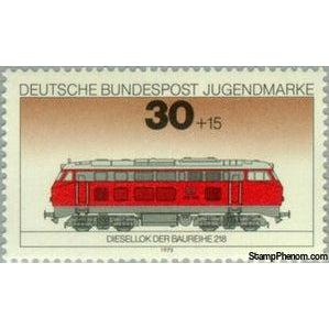 Germany 1975 Class 218 Diesel Locomotive-Stamps-Germany-Mint-StampPhenom